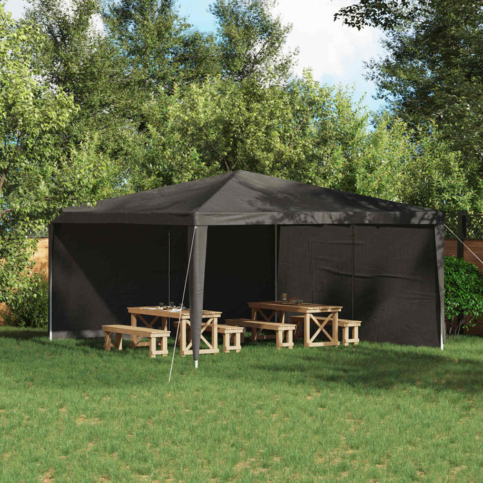 Perete lateral pentru cort de petrecere 2 pcs Antracit - WALTI WALTI