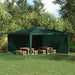 Perete lateral pentru cort de petrecere 2 pcs Verde PE și oțel - WALTI WALTI