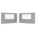 Perete lateral pentru cort de petrecere 2 pcs 400 x 195 cm - WALTI WALTI