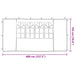 Perete lateral pentru cort de petrecere 2 pcs 400 x 195 cm - WALTI WALTI