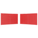 Perete lateral pentru cort de petrecere 2 pcs Roșu 400 x 195 cm - WALTI WALTI