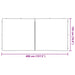 Perete lateral pentru cort de petrecere 2 pcs Roșu 400 x 195 cm - WALTI WALTI