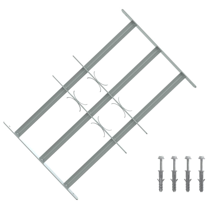 Grilaj de Securitate pentru Feronerie cu 3 Bare Încuiate 3 pcs - WALTI WALTI
