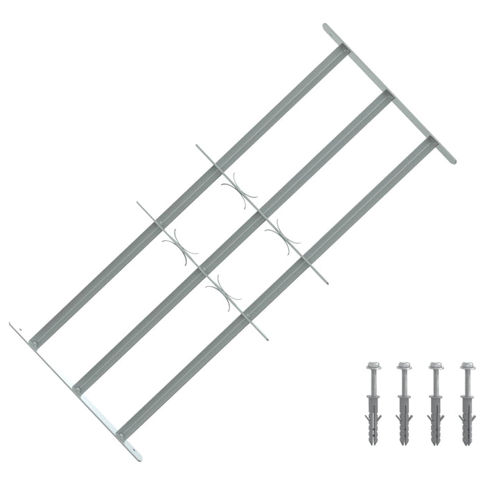 Grilaj de Securitate pentru Feronerie cu 3 Bare Încuiate 3 pcs - WALTI WALTI