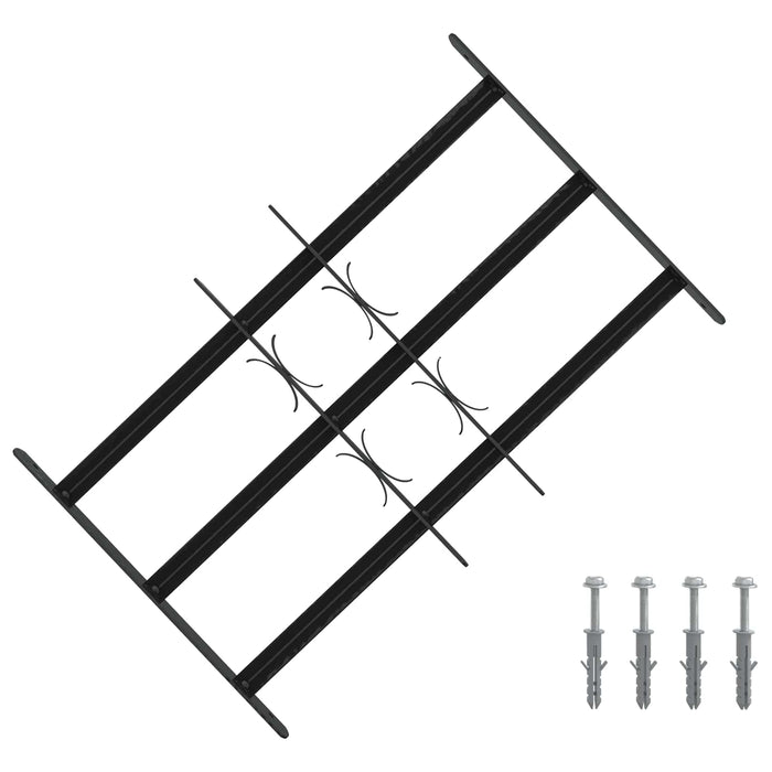 Grilaj de Securitate pentru Feronerie cu 3 Bare Încuiate 3 pcs - WALTI WALTI