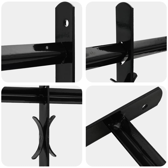 Grilaj de Securitate pentru Feronerie cu 3 Bare Încuiate 3 pcs WALTI
