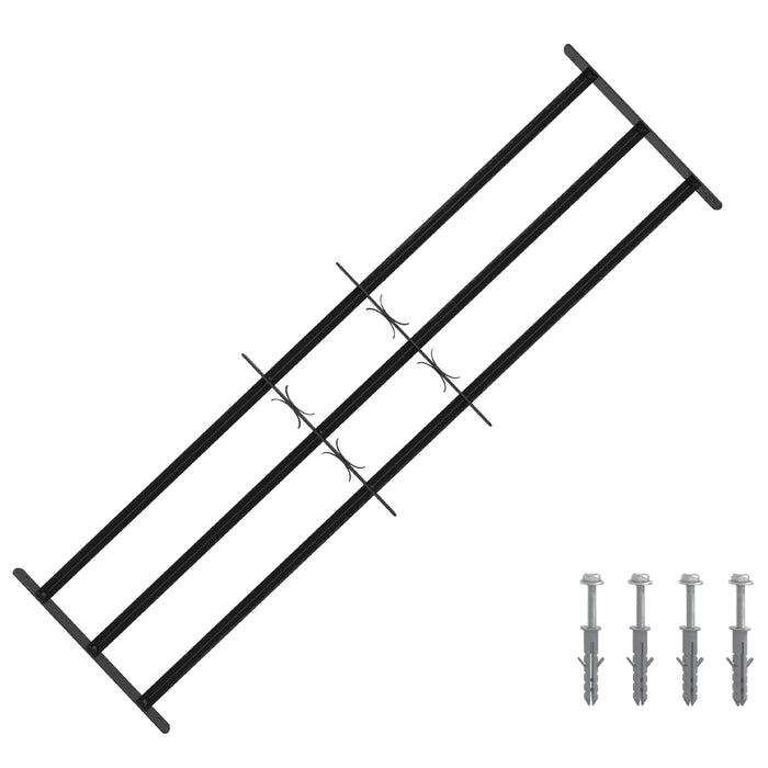 Grilaj de Securitate pentru Feronerie cu 3 Bare Încuiate 3 pcs - WALTI WALTI