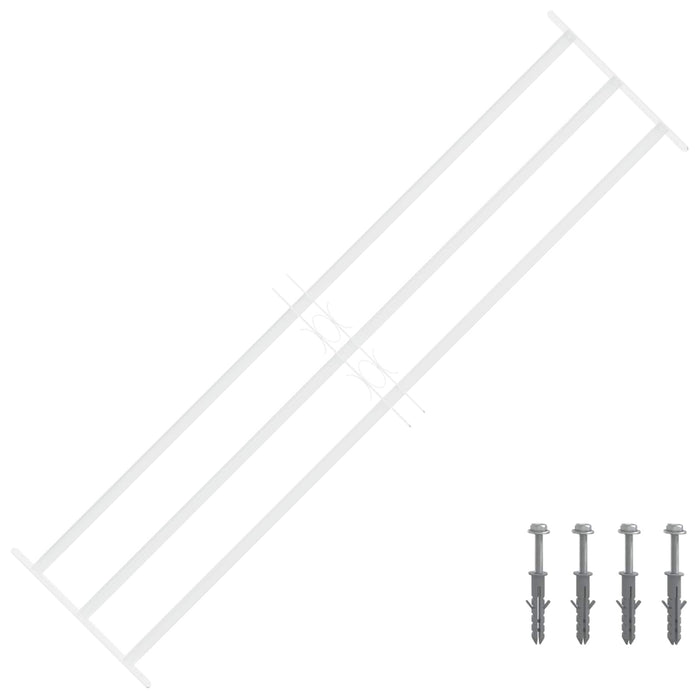 Grilaj de Securitate pentru Feronerie cu 3 Bare Încuiate 3 pcs - WALTI WALTI