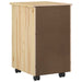 Cabinet mobil cu roata Maro 34 x 39 x 56 cm Lemn masiv de pin - WALTI WALTI