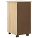 Cabinet mobil cu roata Maro 65,5 x 34 x 39 cm Lemn de pin masiv - WALTI WALTI