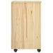 Cabinet mobil cu roata Maro 65,5 x 34 x 39 cm Lemn de pin masiv - WALTI WALTI