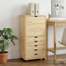 Cabinet mobil cu roata Maro 53 x 39 x 103 cm Lemn de pin masiv - WALTI WALTI