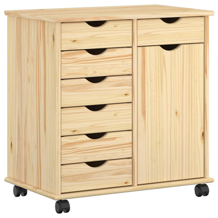 Cabinet mobil Maro 63,5 x 39 x 65,5 cm Lemn de pin masiv - WALTI WALTI