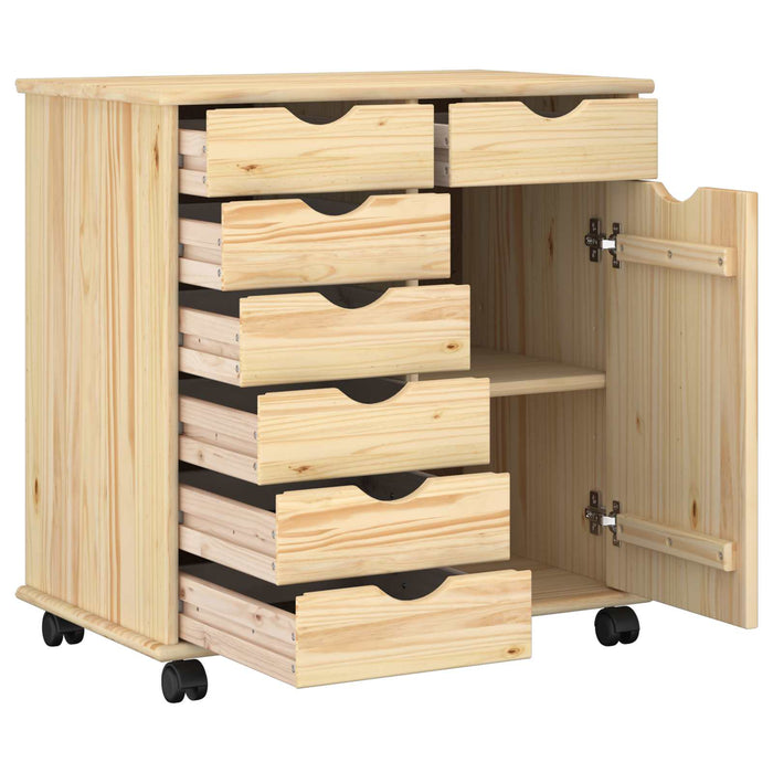 Cabinet mobil Maro 63,5 x 39 x 65,5 cm Lemn de pin masiv - WALTI WALTI