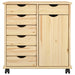 Cabinet mobil Maro 63,5 x 39 x 65,5 cm Lemn de pin masiv - WALTI WALTI