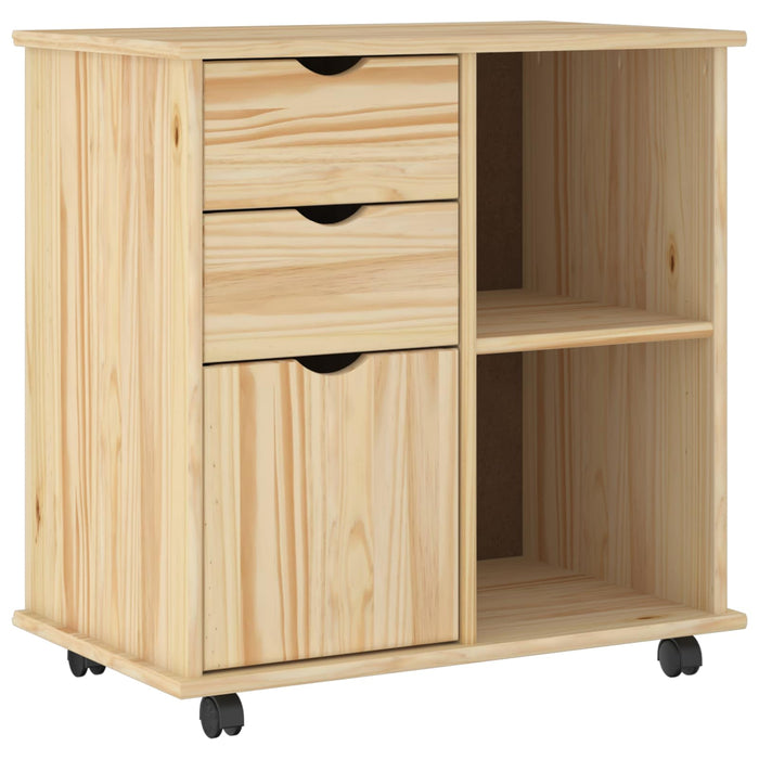 Cabinet mobil Maro 63,5 x 39 x 65,5 cm Lemn de pin masiv - WALTI WALTI