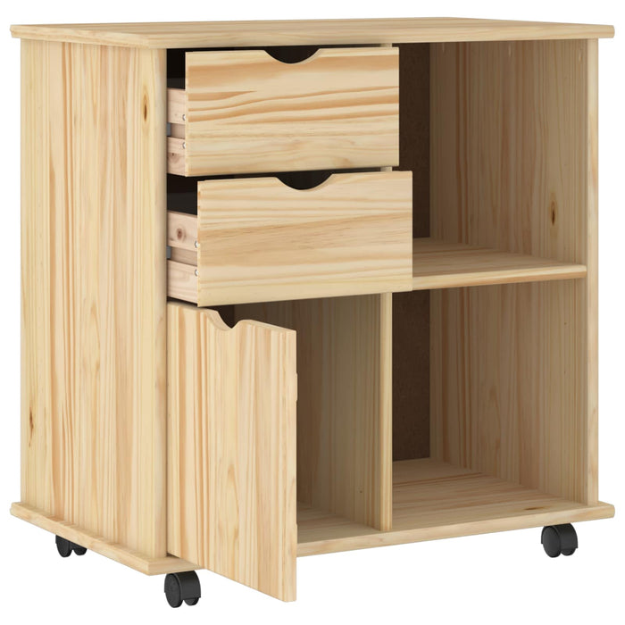 Cabinet mobil Maro 63,5 x 39 x 65,5 cm Lemn de pin masiv - WALTI WALTI
