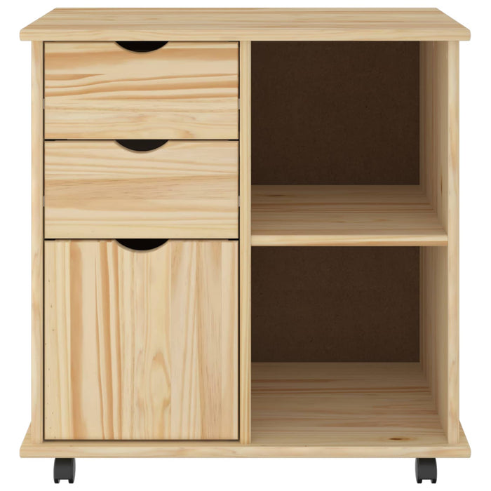 Cabinet mobil Maro 63,5 x 39 x 65,5 cm Lemn de pin masiv - WALTI WALTI