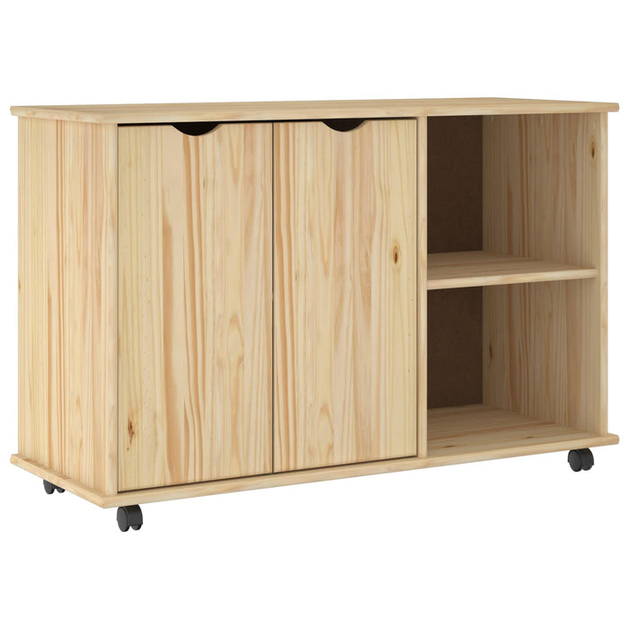 Cabinet mobil Maro 100 x 39 x 65,5 cm Lemn de pin masiv - WALTI WALTI