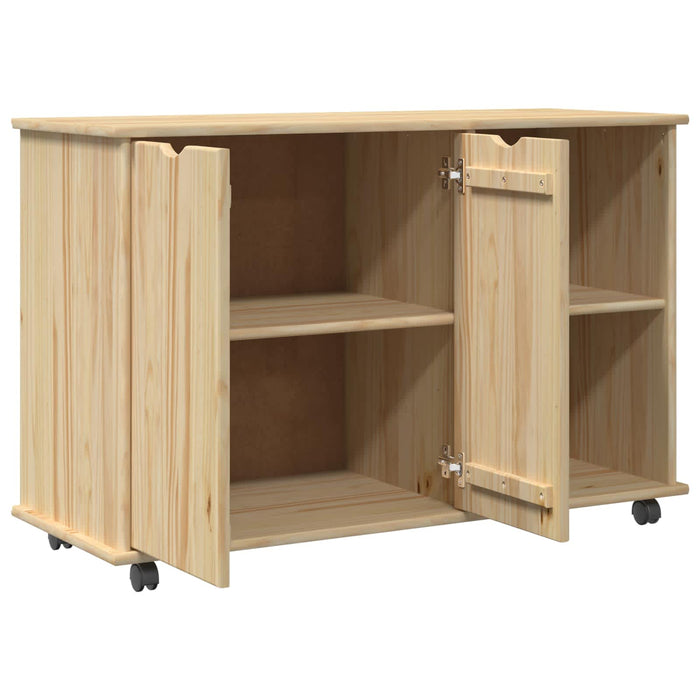 Cabinet mobil Maro 100 x 39 x 65,5 cm Lemn de pin masiv - WALTI WALTI