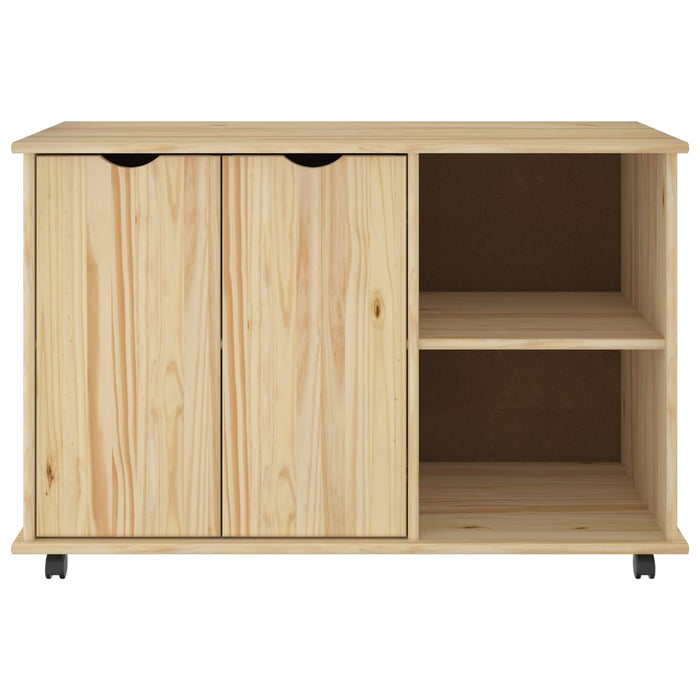 Cabinet mobil Maro 100 x 39 x 65,5 cm Lemn de pin masiv - WALTI WALTI