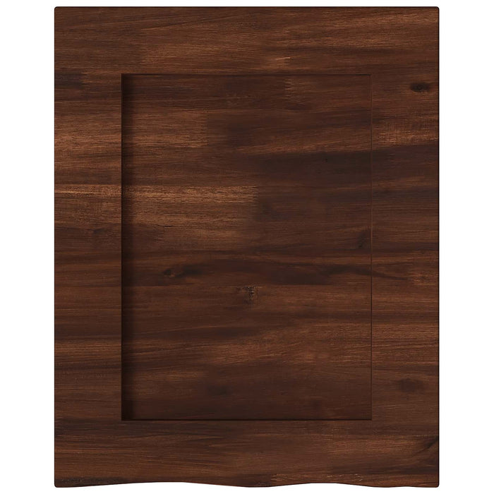 Blat de masă dreptunghiular 90 x 50 x 3,5 cm Pătrat Maro închis WALTI