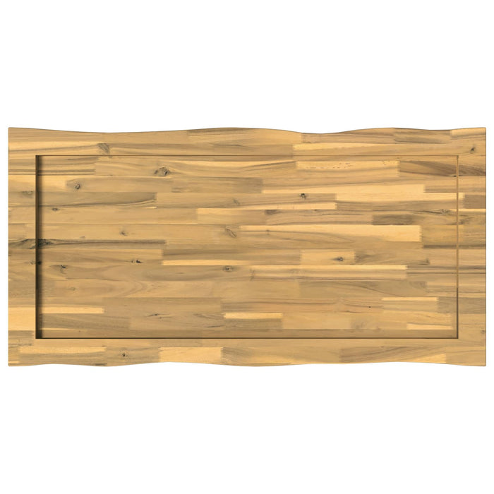 Blat de masă dreptunghiular 90 x 50 x 3,5 cm Dreptunghiular Alb WALTI