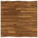 80 x 80 x 75 cm Lemn Solid de Acacia Natural și Cafea Pătrat - WALTI WALTI