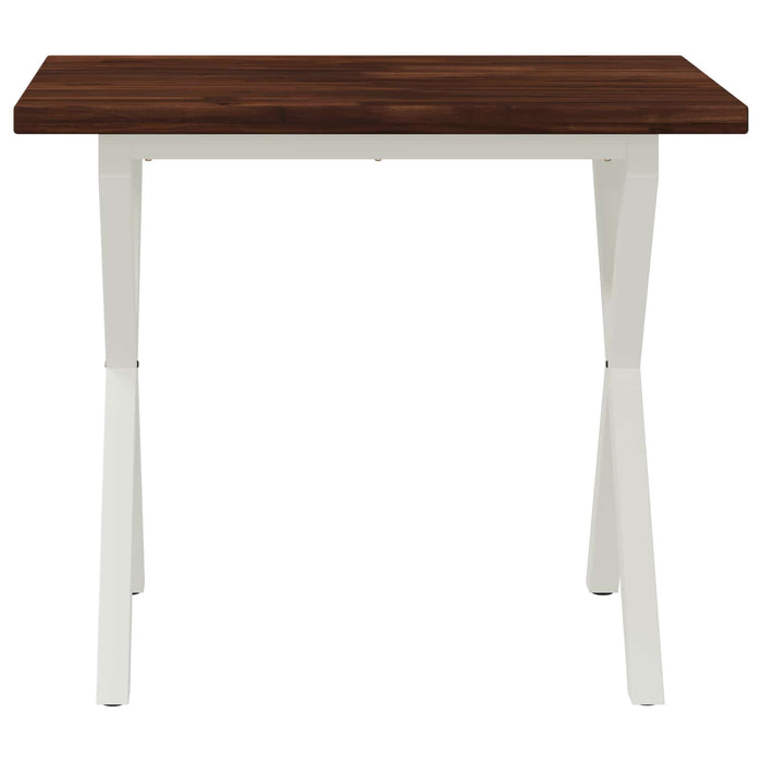 Masă de dining pătrată 110 x 55 x 75 cm Lemn Solid de Acacia - WALTI WALTI