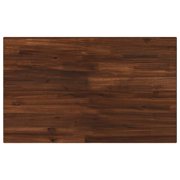 Masă de dining pătrată 110 x 55 x 75 cm Lemn Solid de Acacia - WALTI WALTI