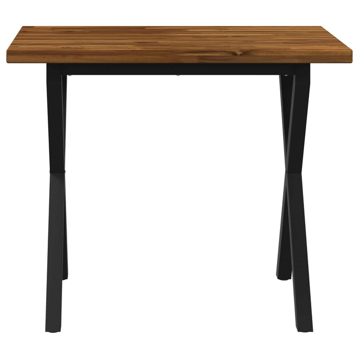 Masă de dining pătrată 110 x 55 x 75 cm Lemn Solid de Acacia - WALTI WALTI