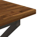 Masă de dining pătrată 80 x 80 x 75 cm Lemn Solid de Acacia - WALTI WALTI