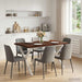 Masă de dining pătrată 120 x 70 x 75 cm Lemn Solid de Acacia - WALTI WALTI