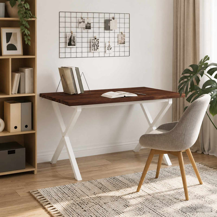 Masă de dining pătrată 120 x 70 x 75 cm Lemn Solid de Acacia - WALTI WALTI