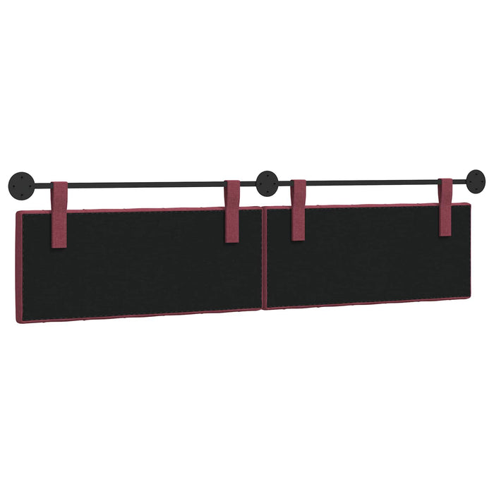 Cap de pat suspendat Roșu Vin 210 x 55 x 7 cm țesătură - WALTI WALTI