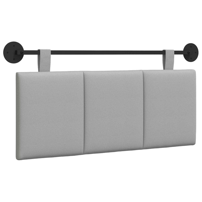 Cap de pat suspendat Dungi Gri nori 110 x 55 x 5 cm țesătură - WALTI WALTI