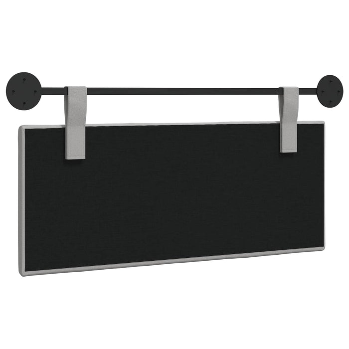 Cap de pat suspendat Dungi Gri nori 110 x 55 x 5 cm țesătură - WALTI WALTI