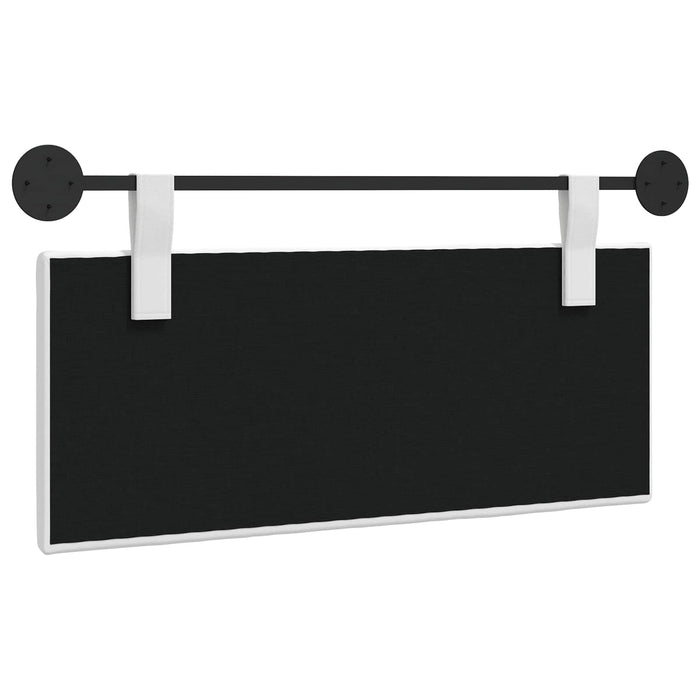Cap de pat suspendat Pe perete Alb 110 x 55 x 5 cm țesătură - WALTI WALTI