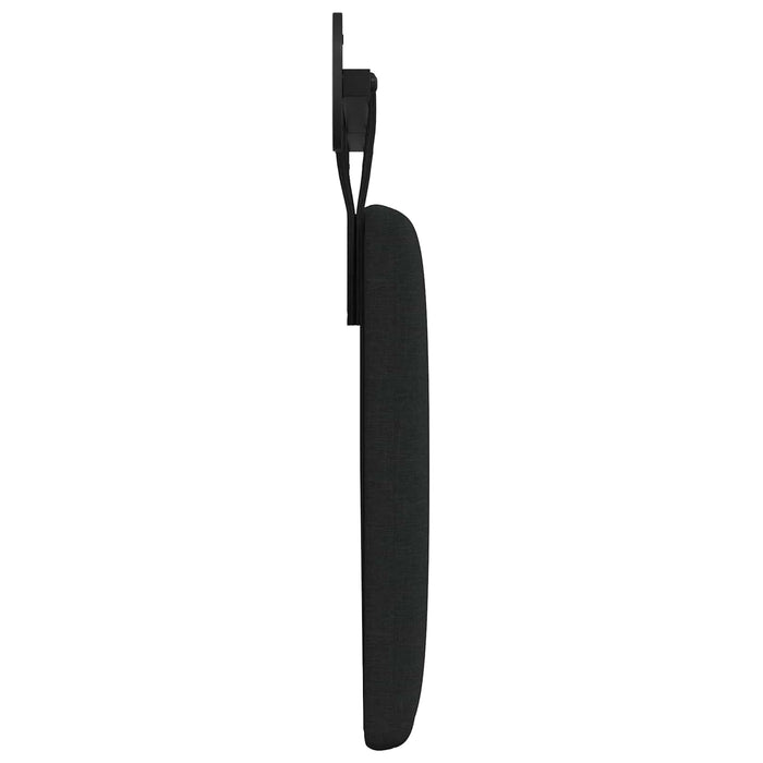 Cap de pat suspendat Pe perete Negru 190 x 55 x 5 cm țesătură - WALTI WALTI