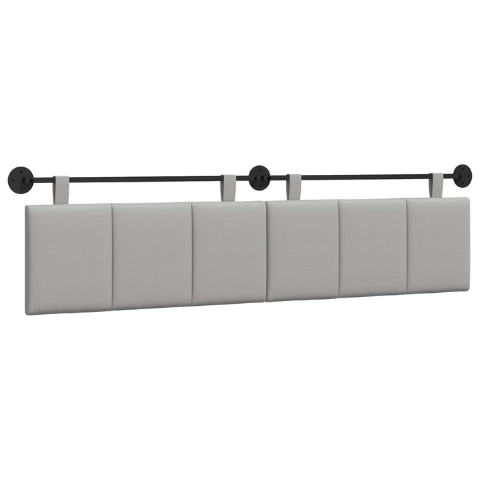 Cap de pat suspendat Dungi Gri nori 210 x 55 x 5 cm țesătură - WALTI WALTI