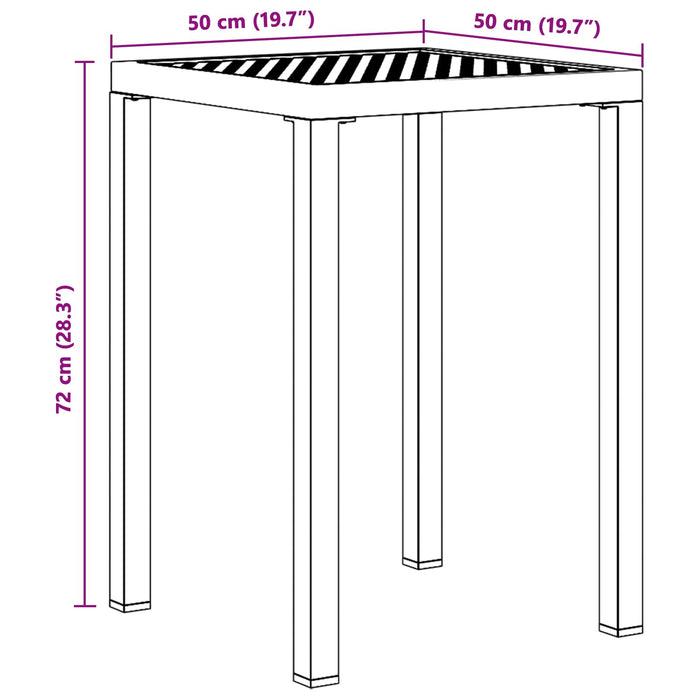 Set de Mobilier pentru Exterior 3 buc. Antracit Oțel WALTI