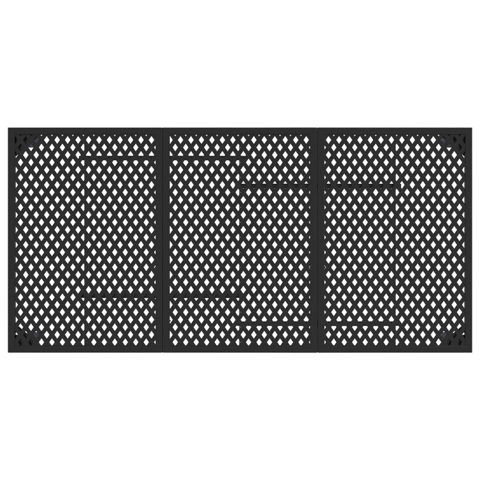 Set de Mobilier pentru Exterior 7 buc. Antracit Oțel WALTI