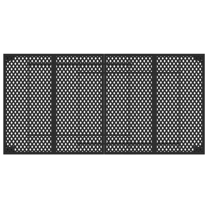 Set de Mobilier pentru Exterior 9 buc. Antracit Oțel WALTI