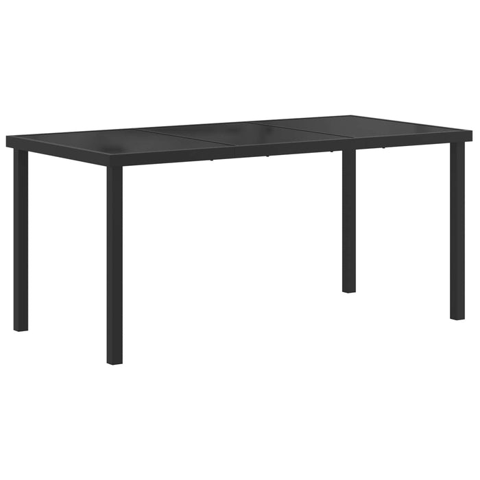 Set de Mobilier pentru Exterior 7 pcs Negru și antracit WALTI