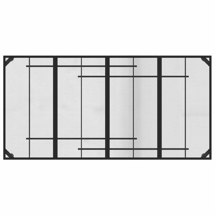 Set de Mobilier pentru Exterior 9 pcs Antracit Fier și Oțel - WALTI WALTI