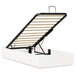 Cadru de pat otoman Alb 90 x 190 cm Lemn masiv de pin - WALTI WALTI