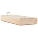 Cadru de pat otoman natural 100 x 200 cm Lemn masiv de pin - WALTI WALTI