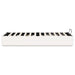Cadru de pat otoman Alb 140 x 190 cm Lemn masiv de pin - WALTI WALTI
