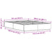Cadru de pat otoman natural 140 x 200 cm Lemn masiv de pin - WALTI WALTI