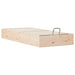 Cadru de pat ottoman cu depozitare 2 pcs natural 75 x 190 cm - WALTI WALTI